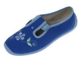 Detská obuv NAZO - N004BA modrá kvet modrá podrážka
druhá trieda, chyba na podrážke
predaj iba na kamennej predajni