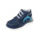Capačka BEDA  detská obuv na prvé kroky 0-060754 CK/SP modrá delfín/BC9